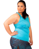 Action Back Tank | Plus Size Activewear | Curvy Chic Sports