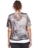 Double Tee Sports Top | Plus Size Activewear