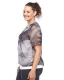 Double Tee Sports Top | Plus Size Activewear