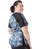 Spirit Short Sleeve Sports Top | Curvy Chic Sports