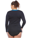 Sun Safe Plus Size Rashie | Curvy Chic Sports