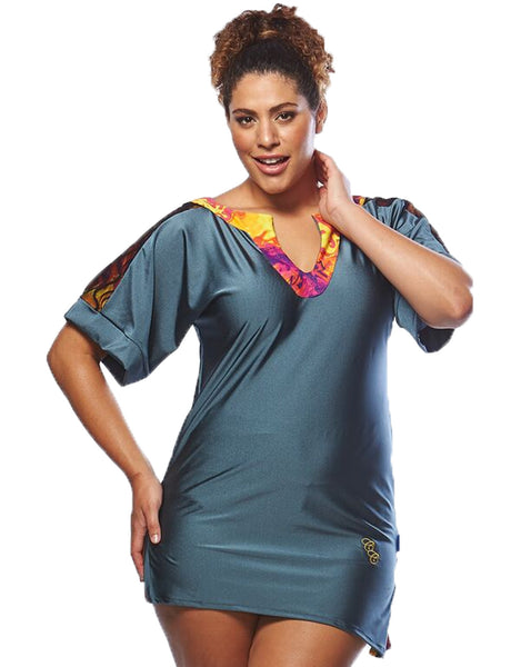 Mesh Kaftan For when you want to cover up | Plus Size Swimwear