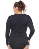 Back View Plus Size Rashie | Curvy Chic Sports