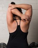 Boot Camp Babe Stretch Mesh Top with Singlet | Plus Size Fitness