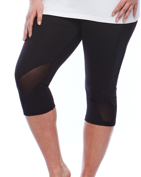 Mesh Sculpt Tights - Plus Size Activewear