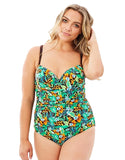 Spring One Piece Swimsuit | Plus Size Swimsuit