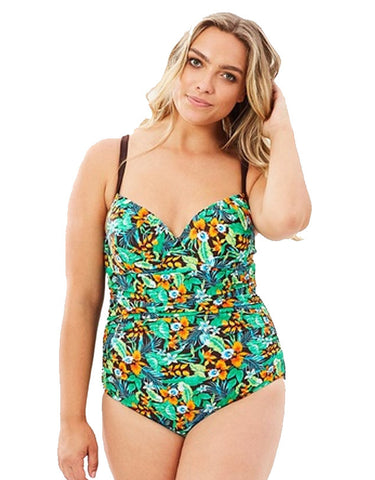 Spring One Piece Swimsuit | Plus Size Swimsuit