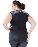 Back of Andi Plus Size Sports Top | Curvy Chic Sports