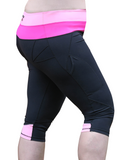 Right Side of 2 Tone Tights | Butt Sculpting Plus Size Activewear | Lowanna