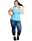 Action Back Tank | Plus Size Activewear | Curvy Chic Sports