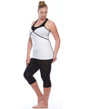 Zenith Gym Sport Yoga Athleisure Top | Plus Size Activewear 